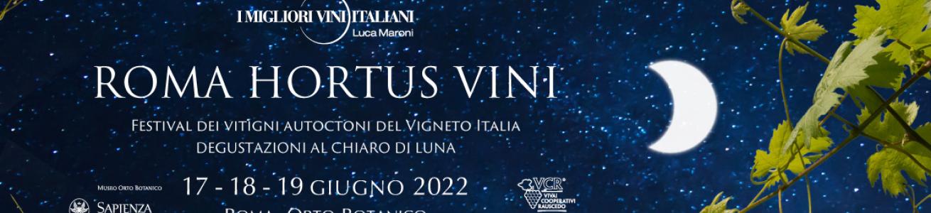 Roma Hortus Vini 17 - 18 - 19 giugno 2022